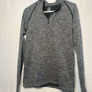 PINK Victoria's Secret Gray Heather Active Zip Up